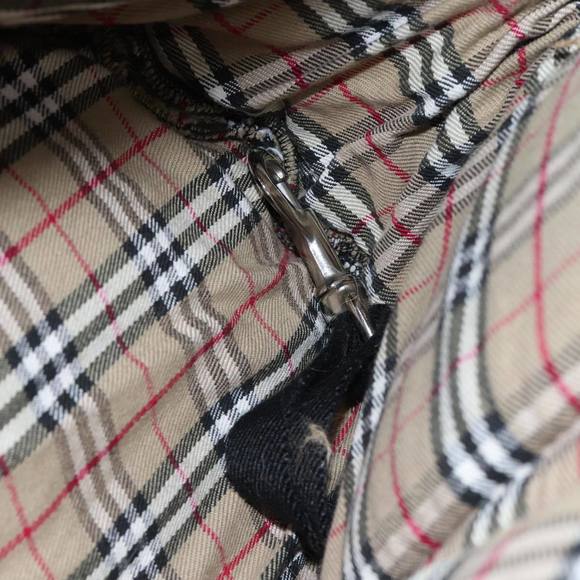 BURBERRY Nova Check Pet Case Canvas Beige Auth 88722 - Picture 12 of 16